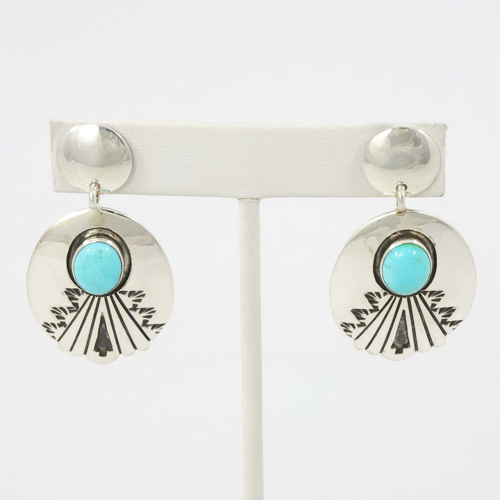 Sleeping Beauty Turquoise Earrings