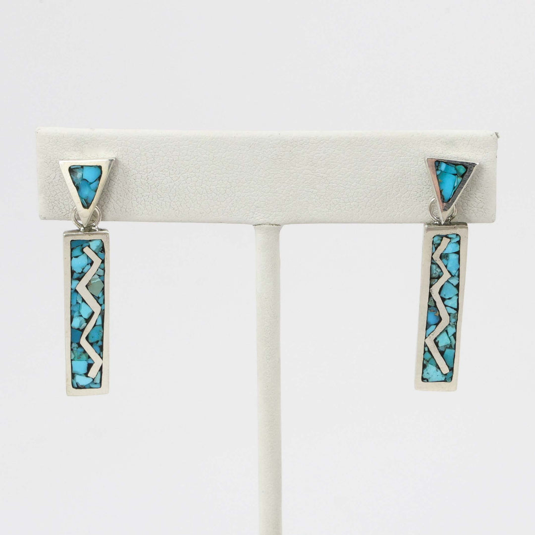 Turquoise Inlay Earrings