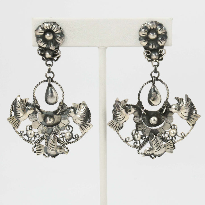 Frida Kahlo Clip Earrings