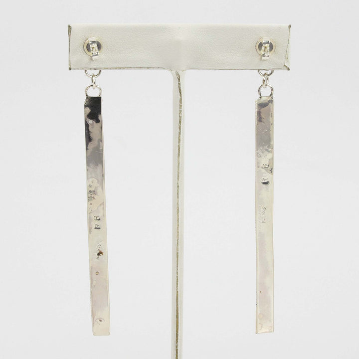Lapis and Spiny Oyster Earrings