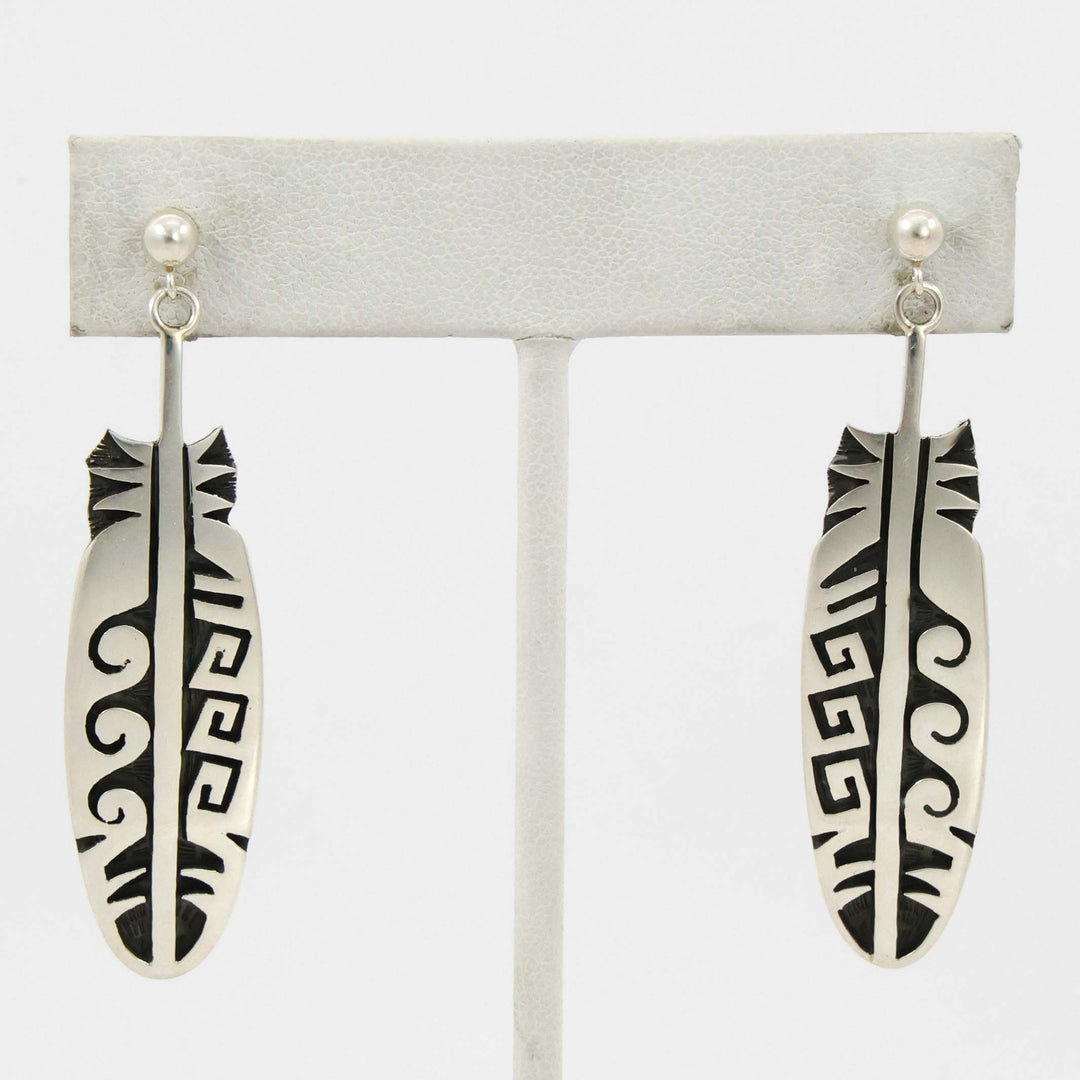 Hopi Feather Earrings