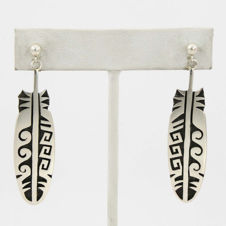 Hopi Feather Earrings