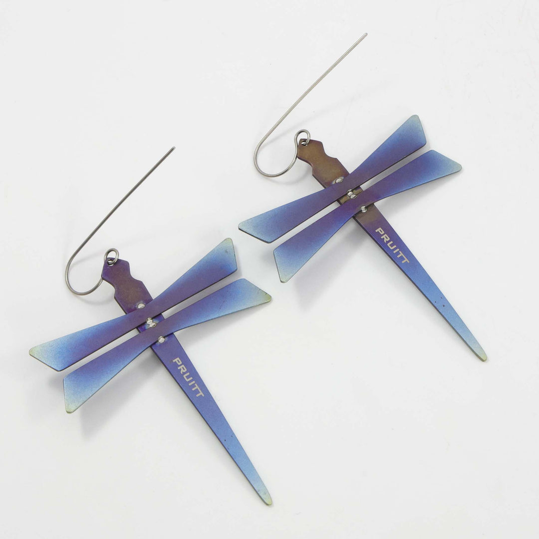 Titanium Dragonfly Earrings