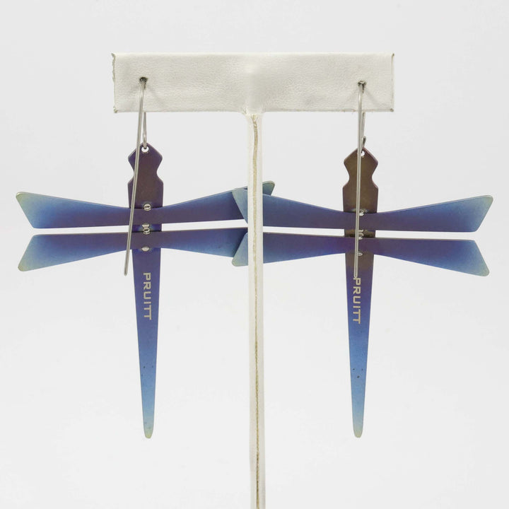 Titanium Dragonfly Earrings