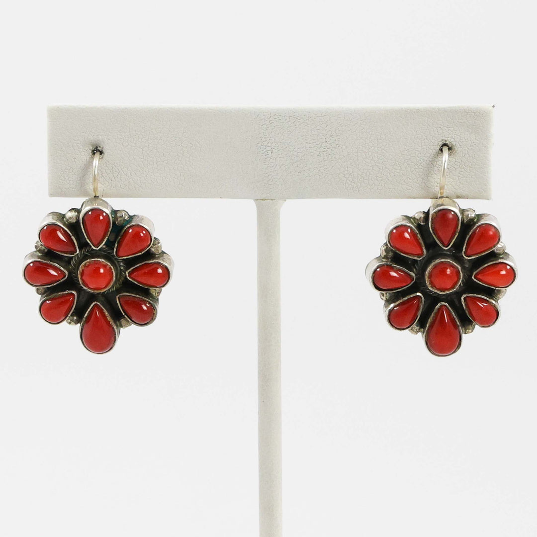 Coral Cluster Earrings
