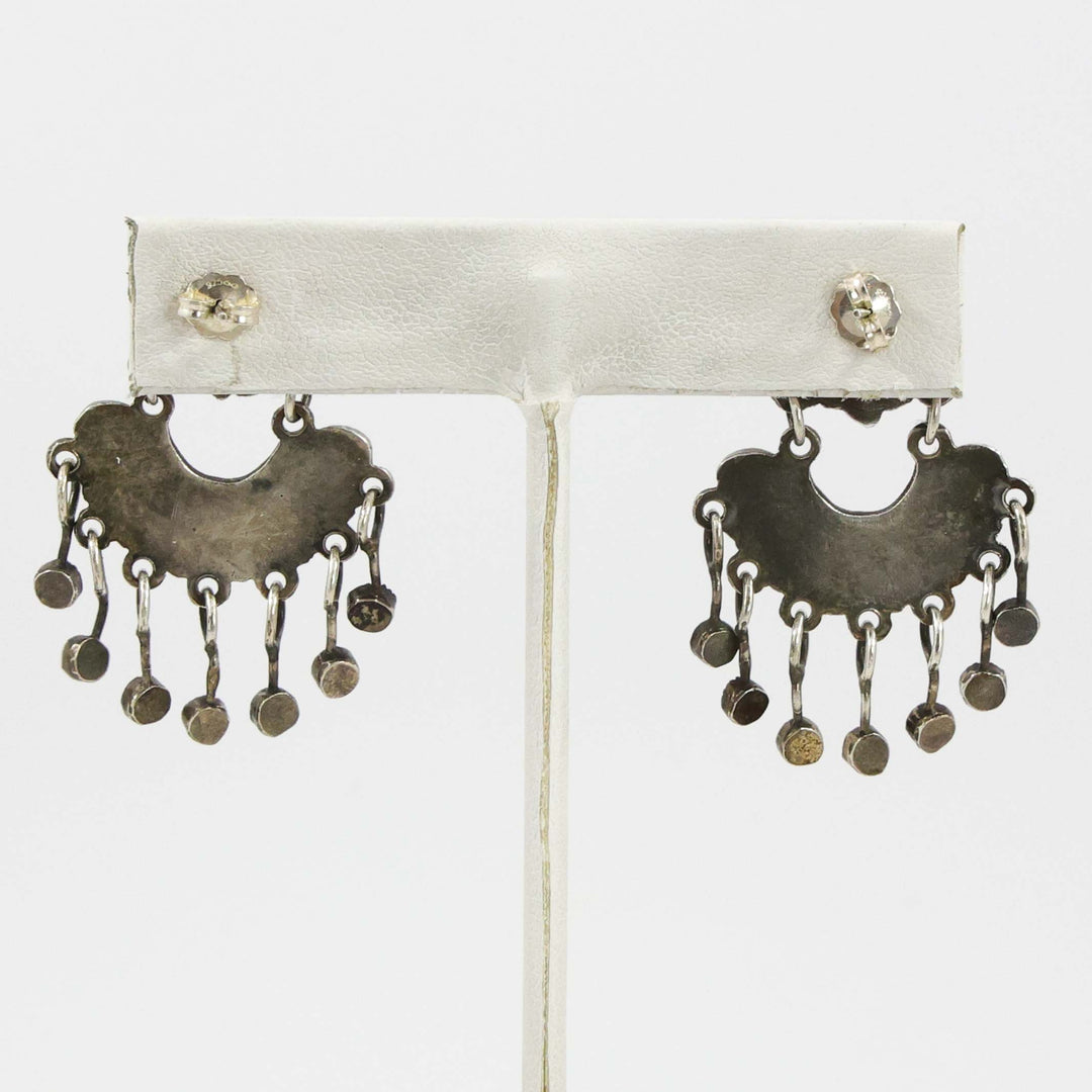 1940s Turquoise Cluster Earrings