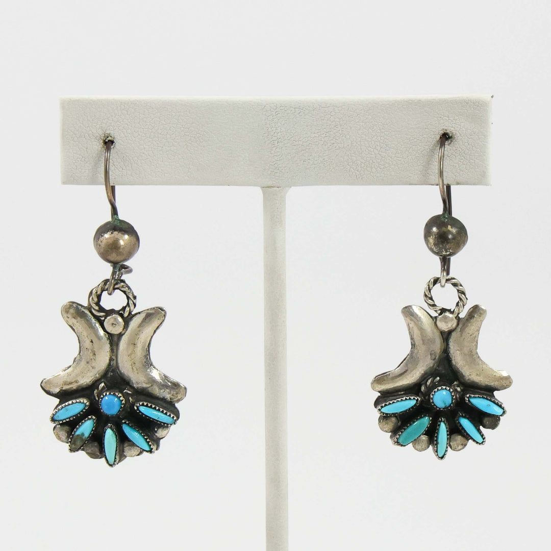 1940s Turquoise Earrings