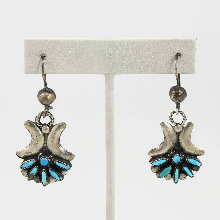 1940s Turquoise Earrings