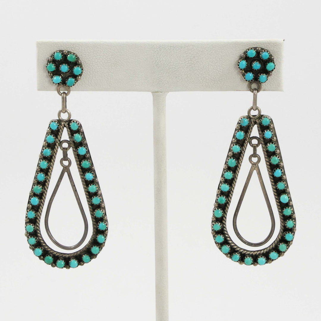 1970s Turquoise Earrings