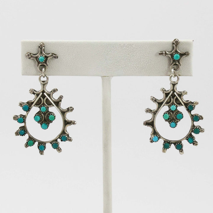 1950s Turquoise Earrings