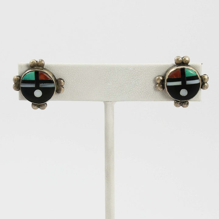 1940s Sunface Earrings