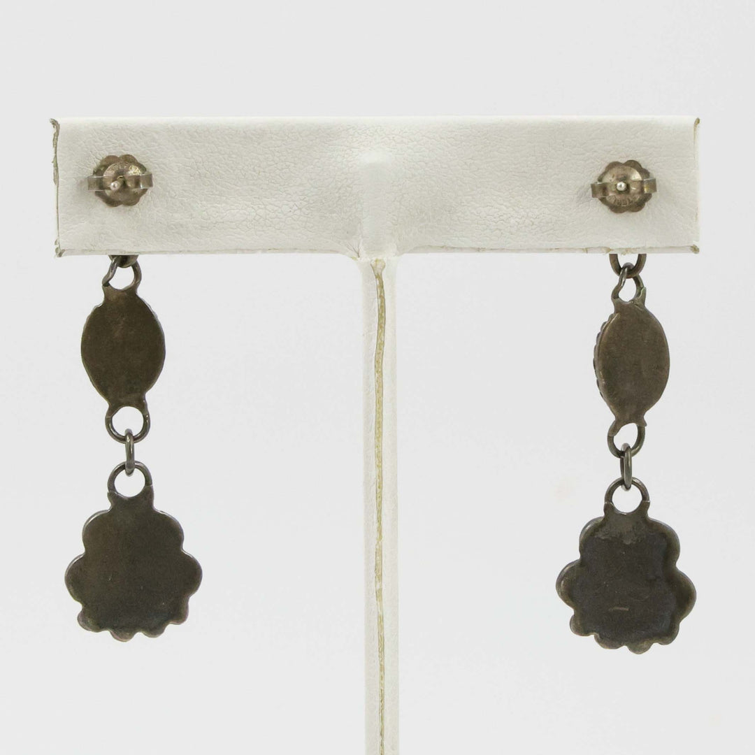 1940s Turquoise Earrings