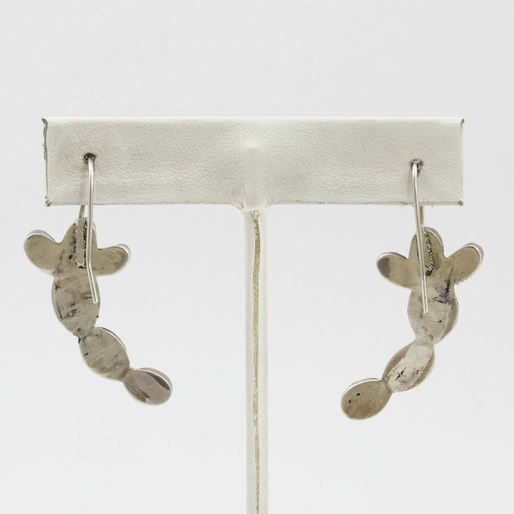1950s Turquoise Dragonfly Earrings