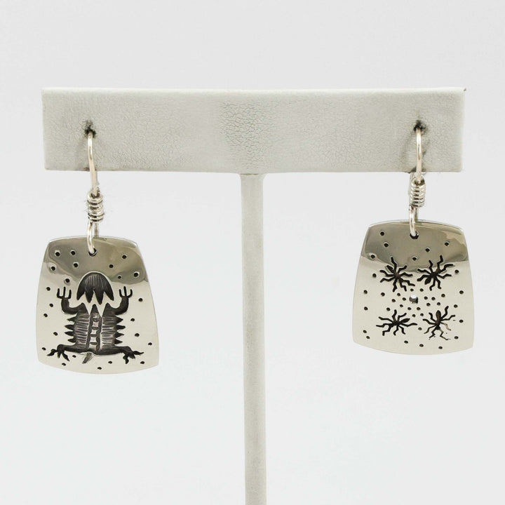 Horned Toad and Ant Earrings