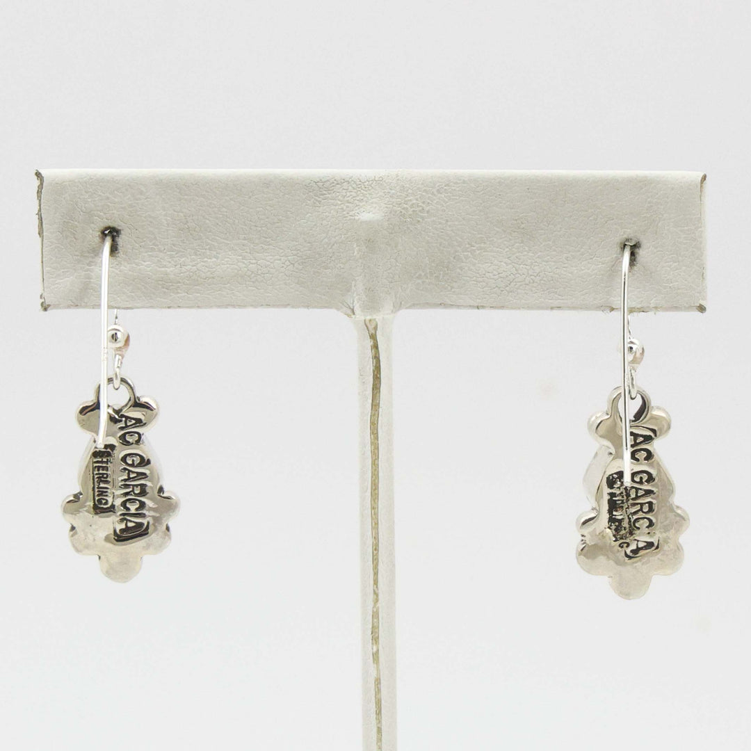 Turquoise and Spiny Oyster Earrings