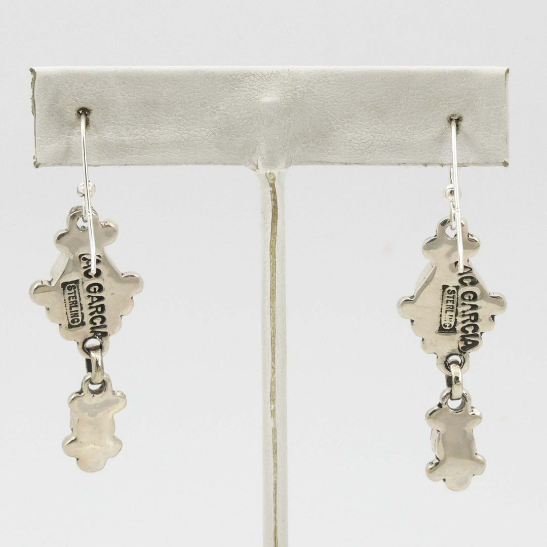 Turquoise and Rose Quartz Earrings