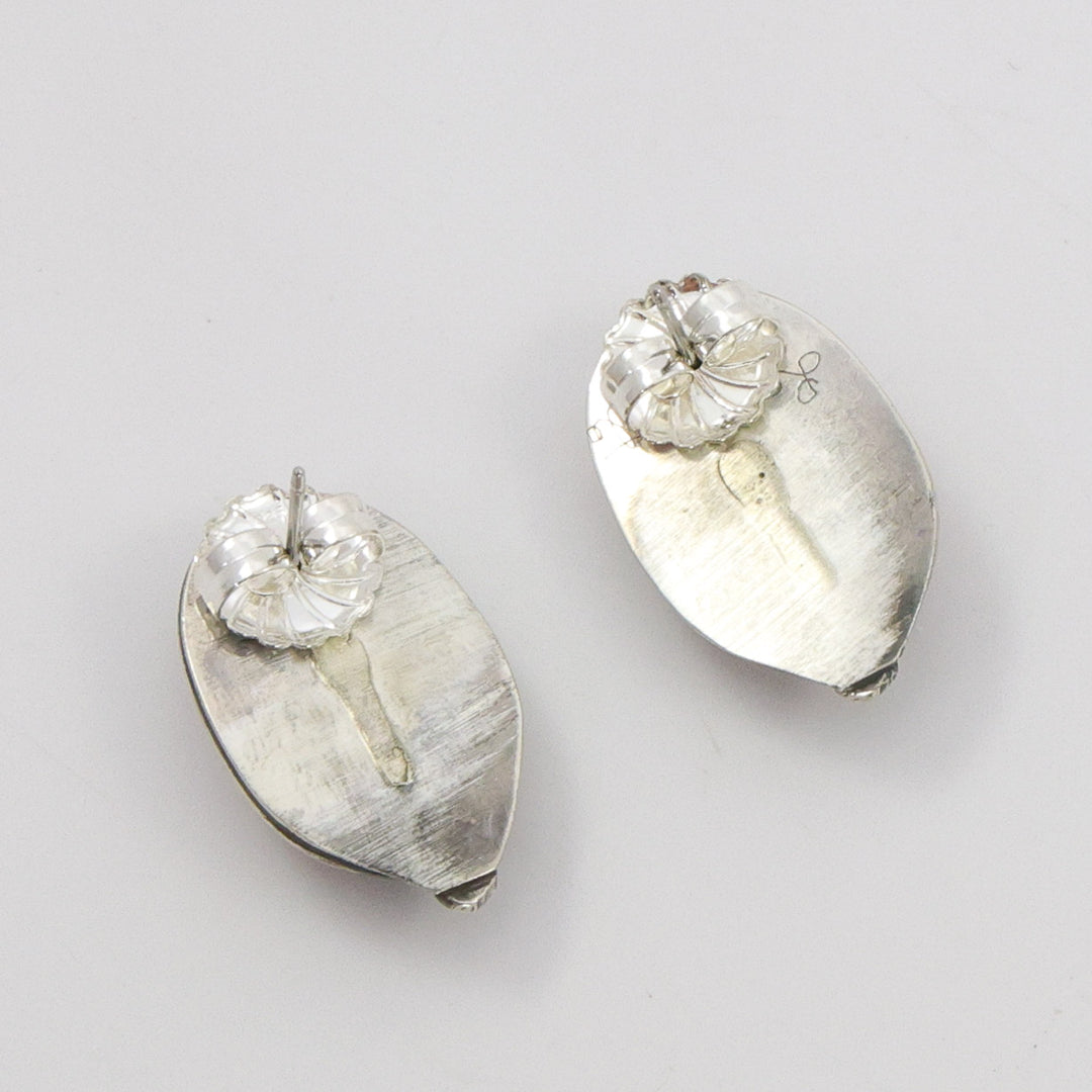 1970s Coral Earrings