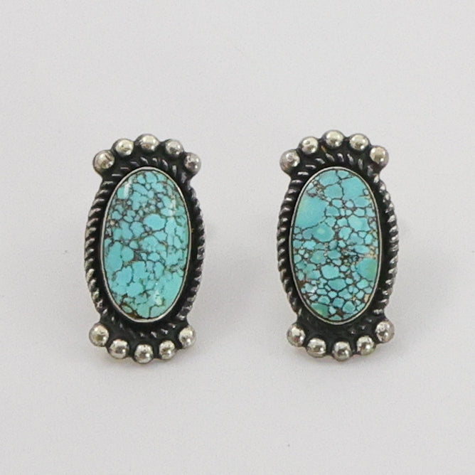 1940s Turquoise Earrings