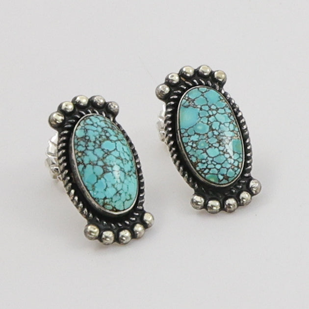 1940s Turquoise Earrings