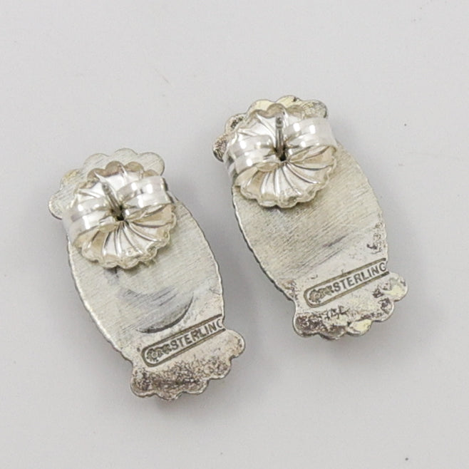 1940s Turquoise Earrings