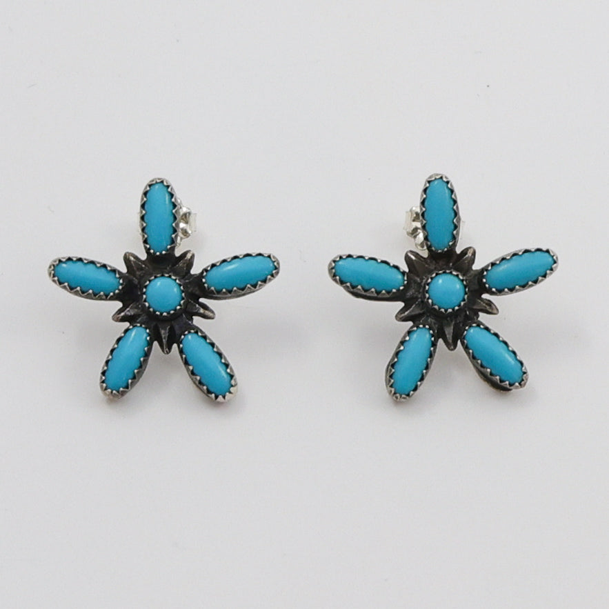 1970s Turquoise Earrings