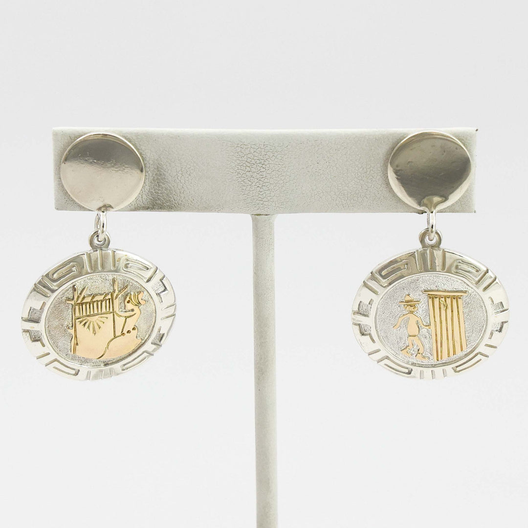 Weaver and Cowboy Earrings
