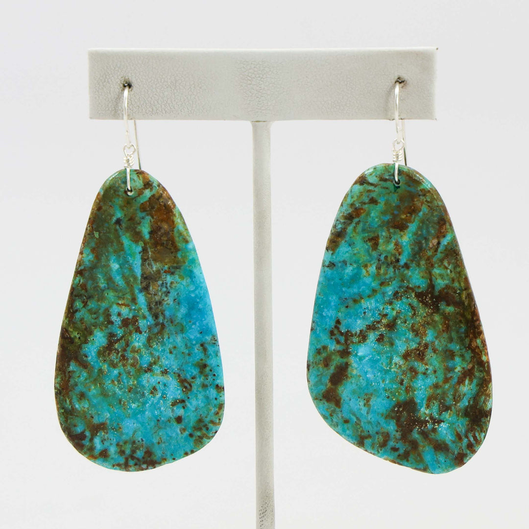 Turquoise Slab Earrings