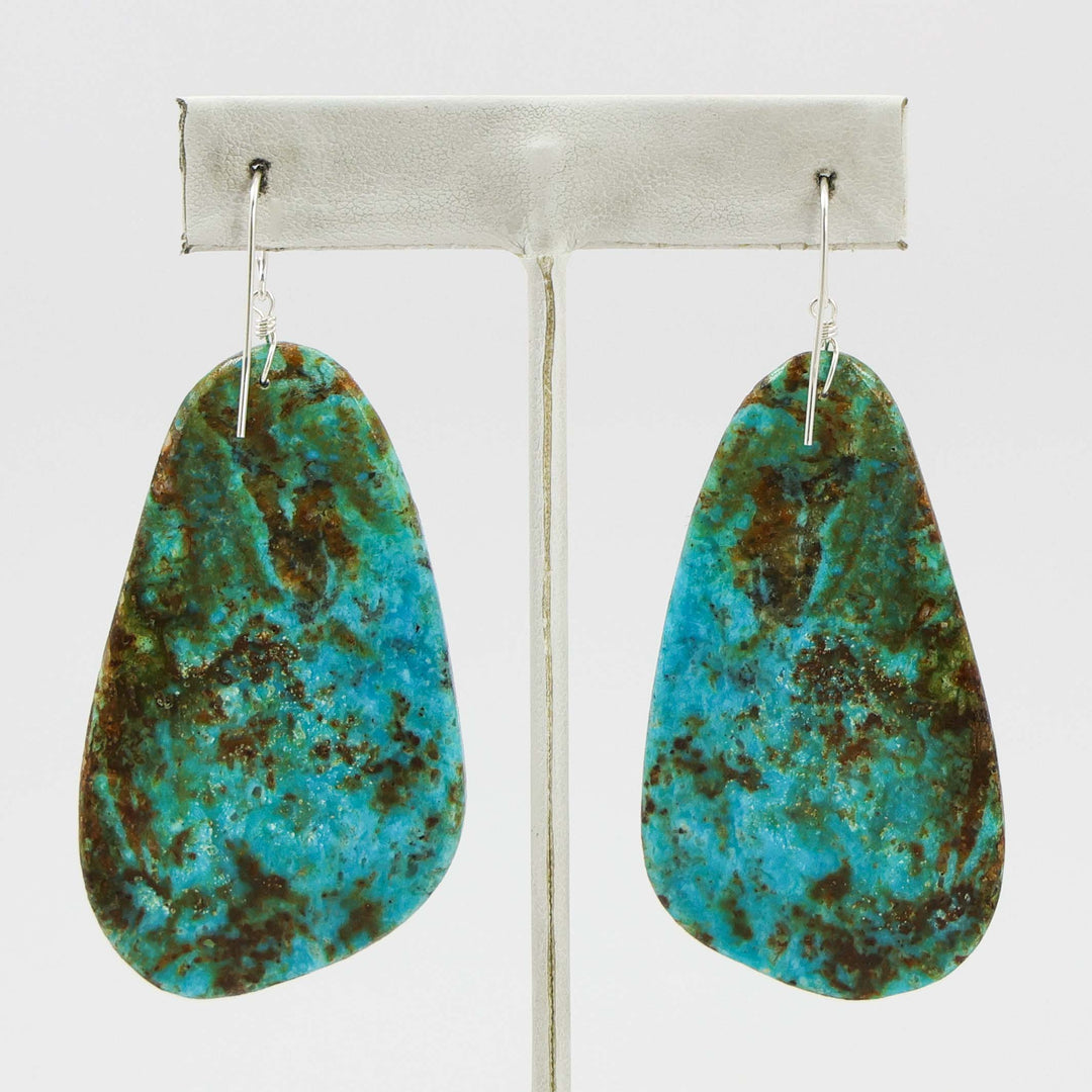 Turquoise Slab Earrings