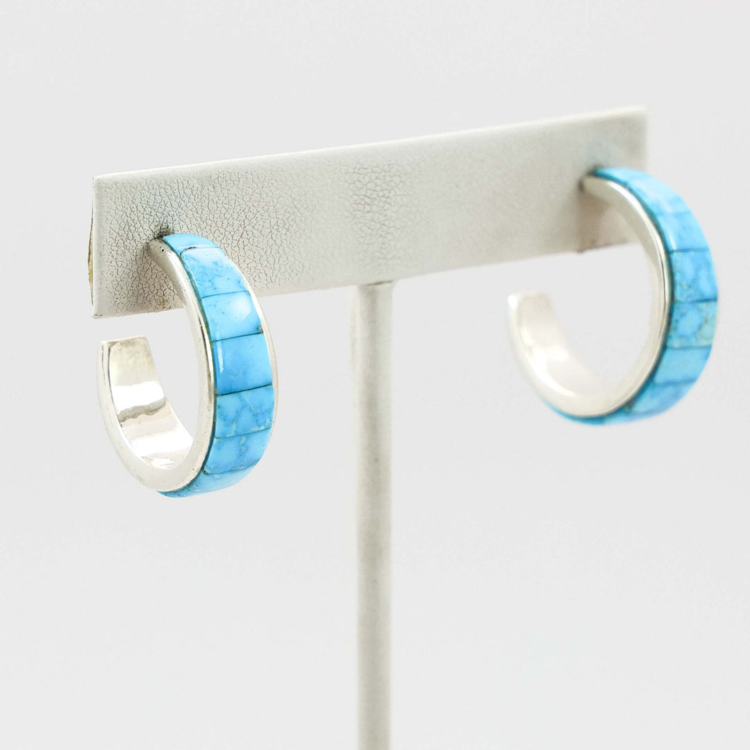 Ithaca Peak Turquoise Hoops