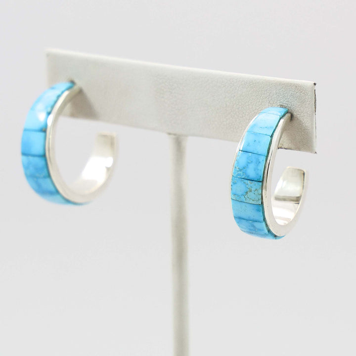 Ithaca Peak Turquoise Hoops