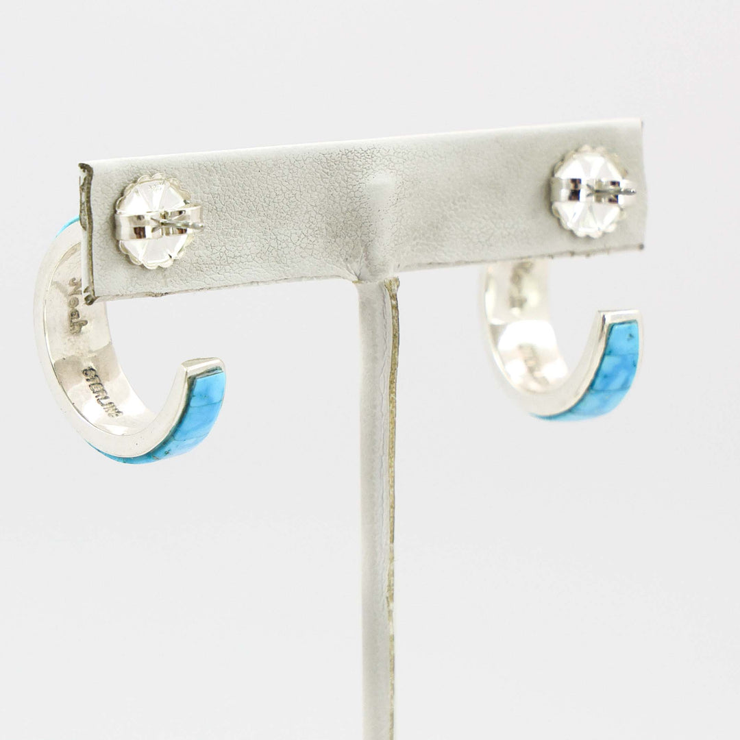 Ithaca Peak Turquoise Hoops