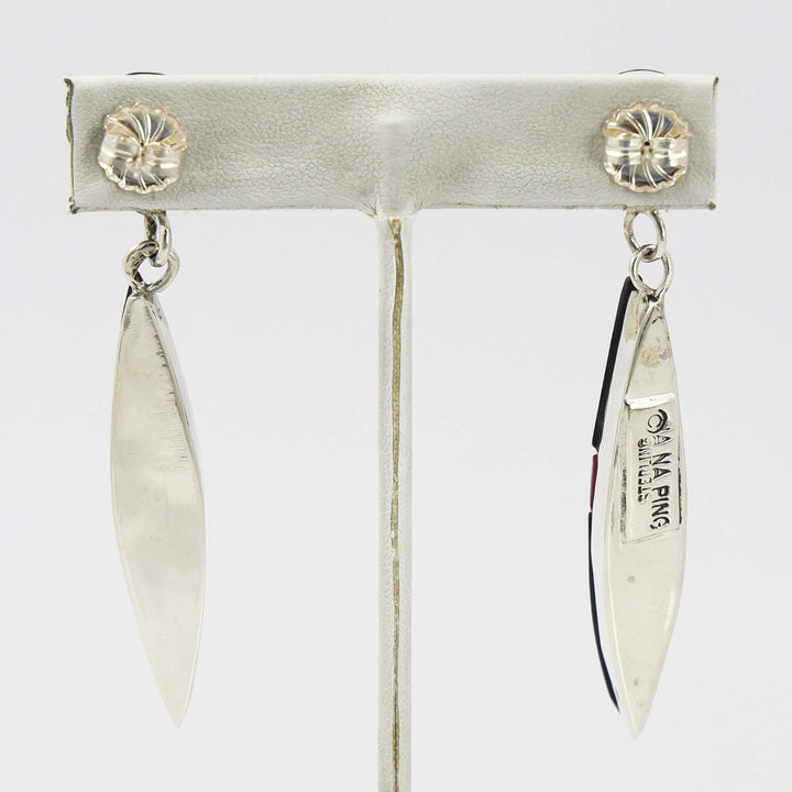 Black Jade and Rosarita Earrings