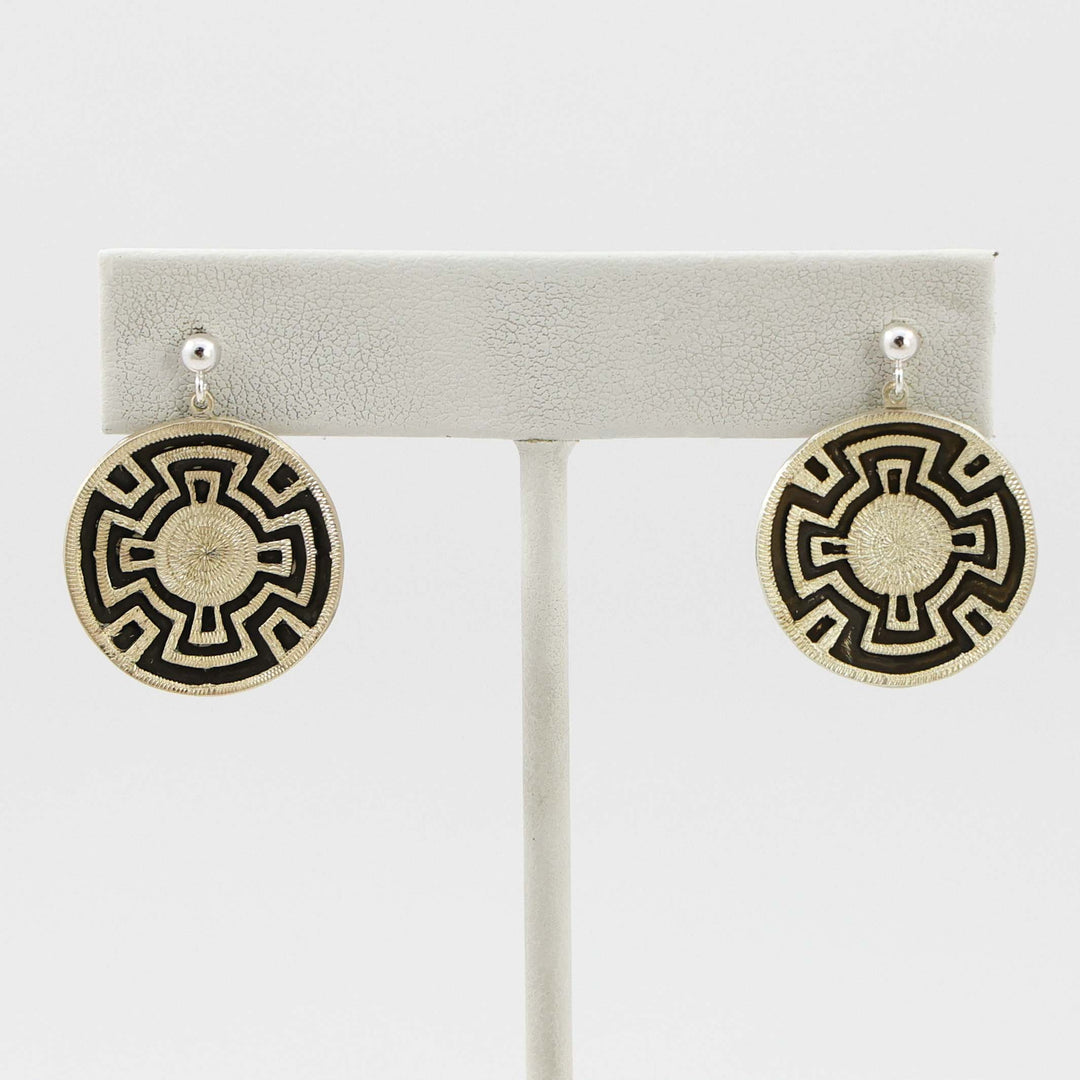 Silver Basket Earrings