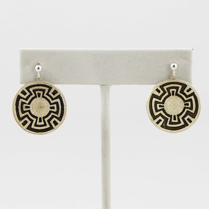 Silver Basket Earrings