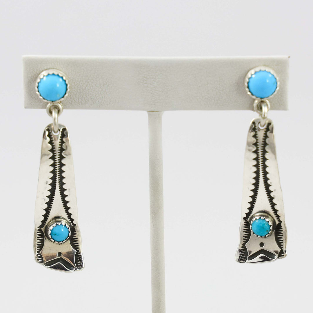 Sleeping Beauty Turquoise Earrings