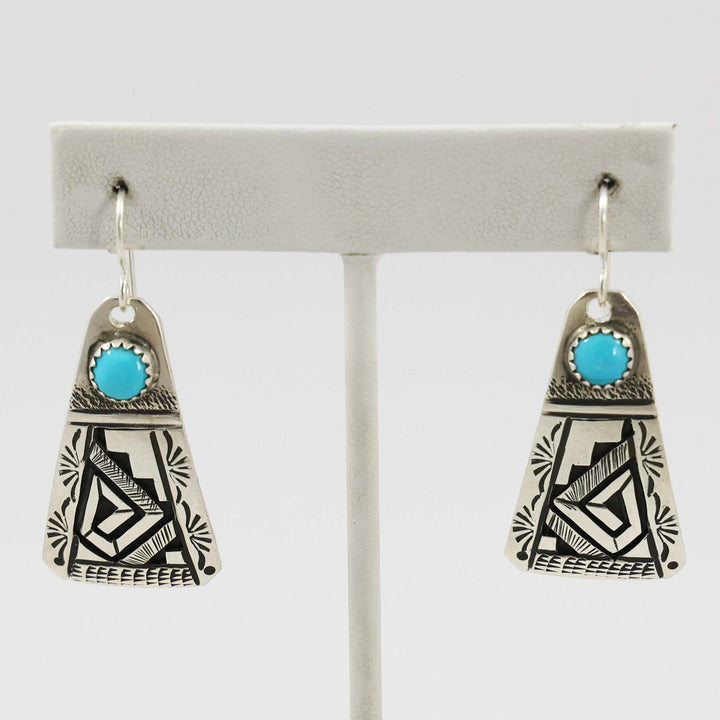 Sleeping Beauty Turquoise Earrings