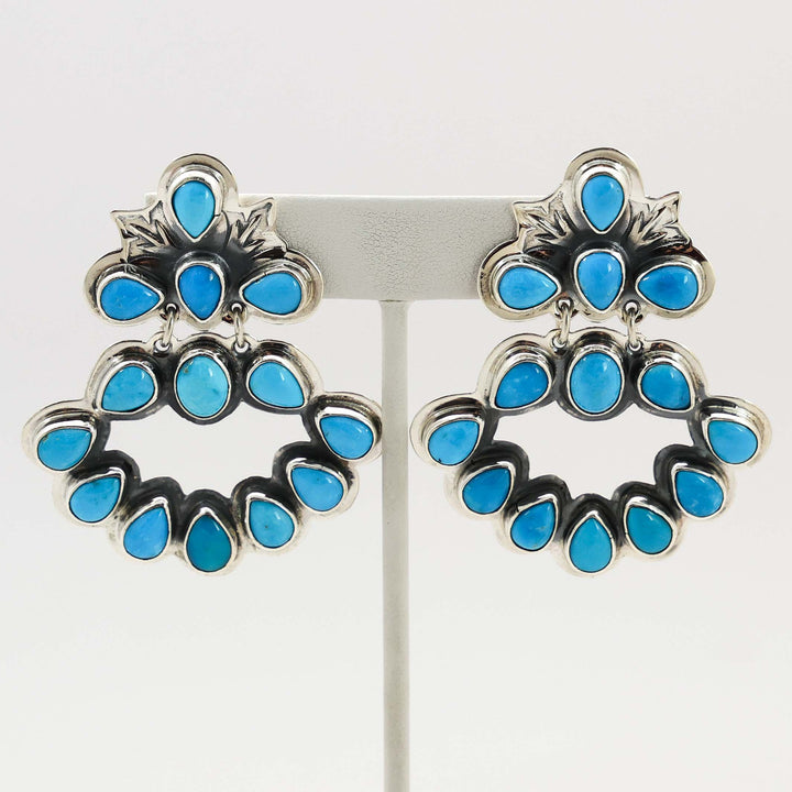 Sleeping Beauty Turquoise Earrings