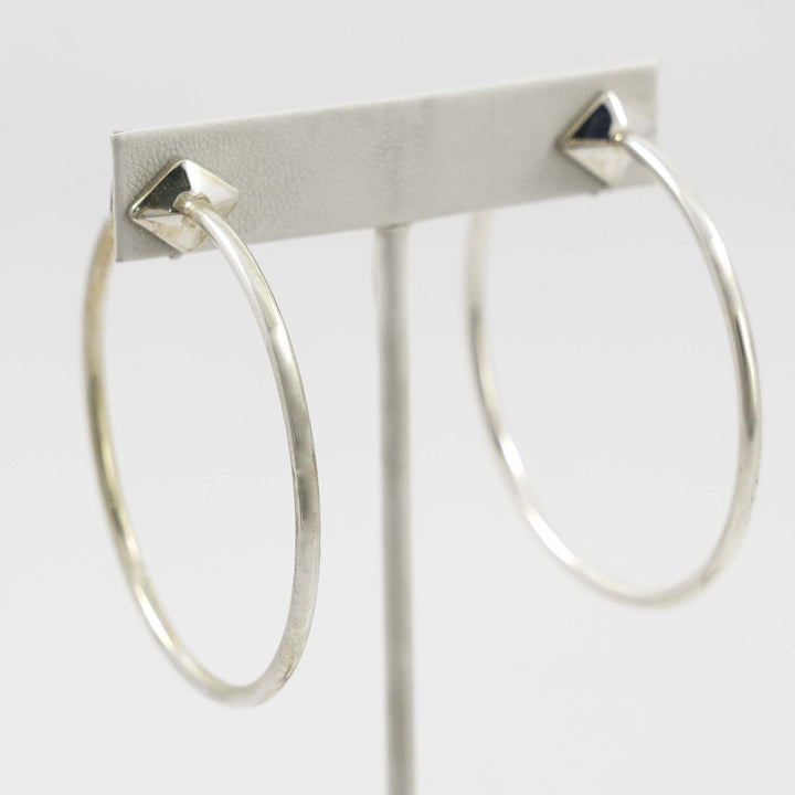 Silver Hoop Earrings