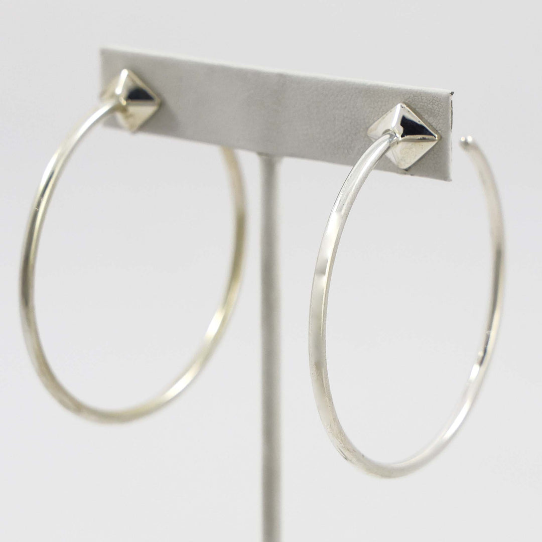 Silver Hoop Earrings