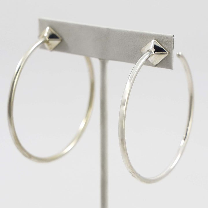 Silver Hoop Earrings