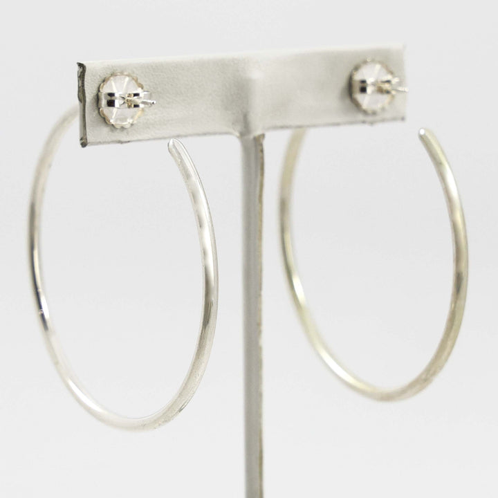 Silver Hoop Earrings