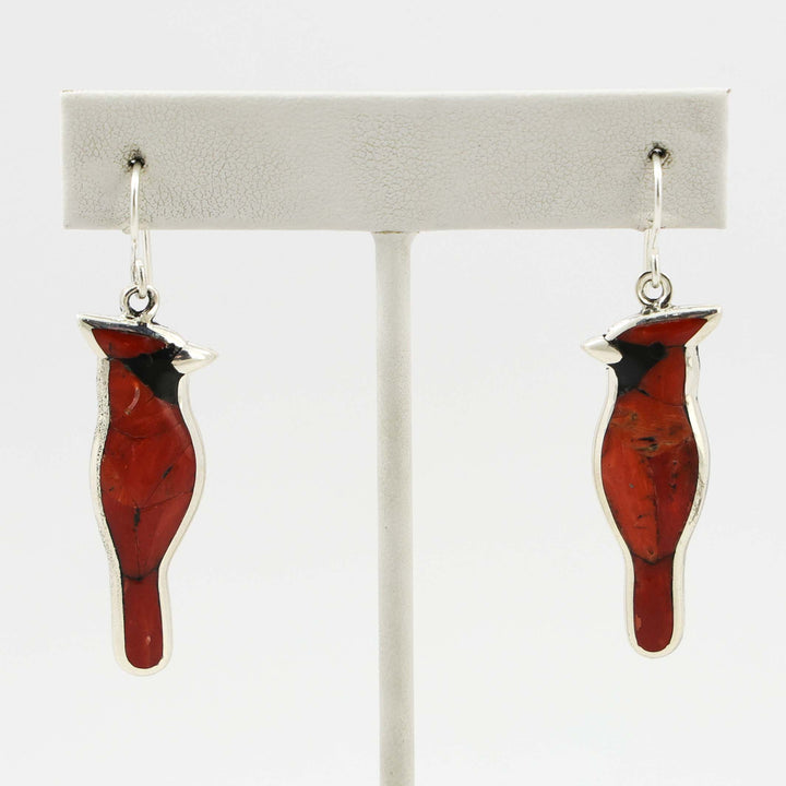 Cardinal Earrings