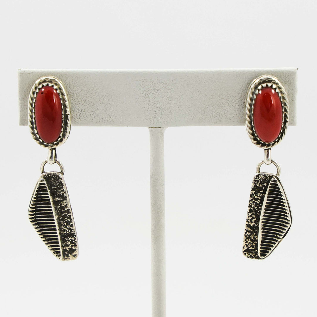 Coral Earrings