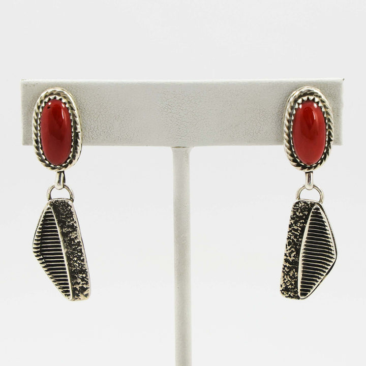 Coral Earrings
