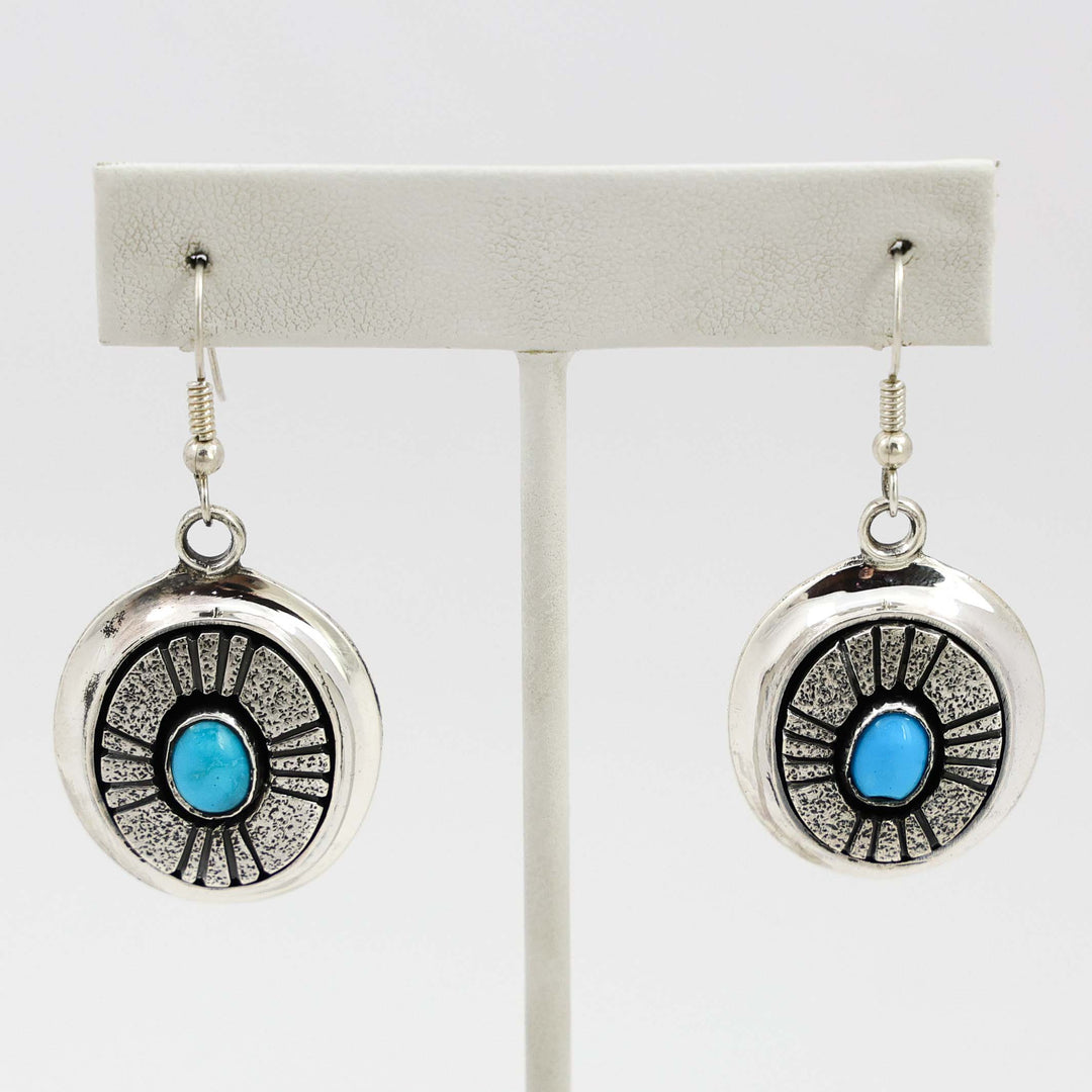 Sleeping Beauty Turquoise Earrings