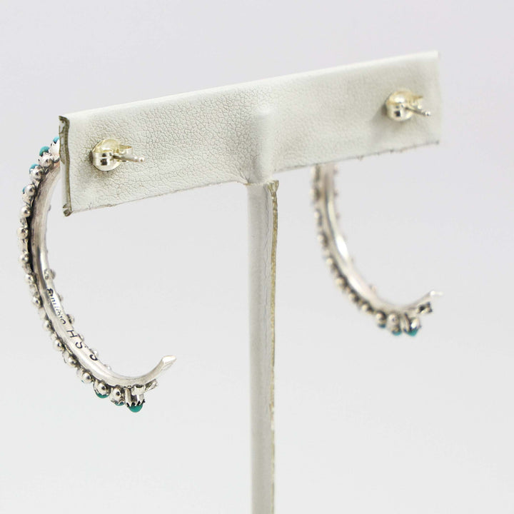Turquoise Hoop Earrings