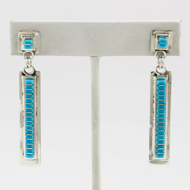 Turquoise Inlay Earrings