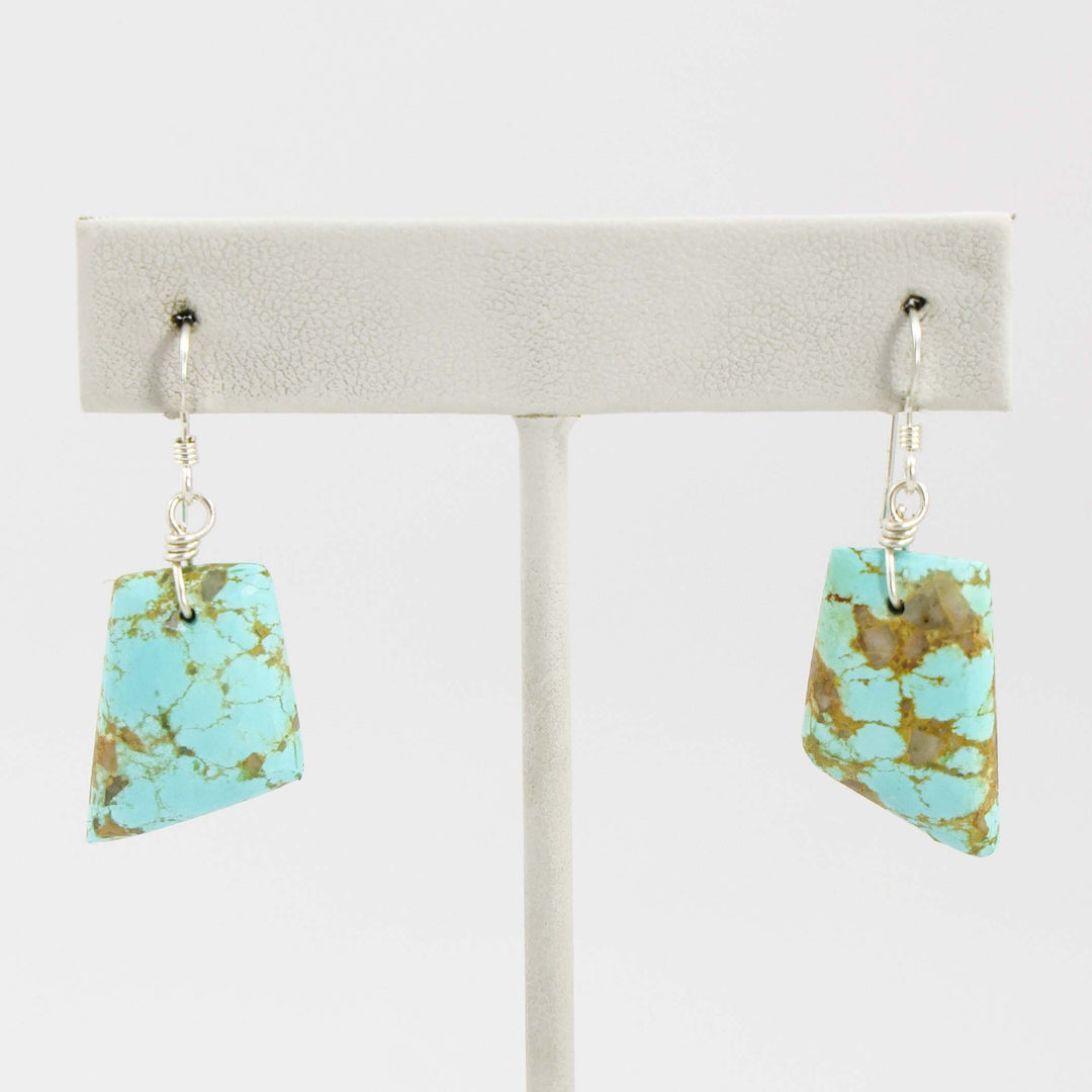 Royston Turquoise Slab Earrings