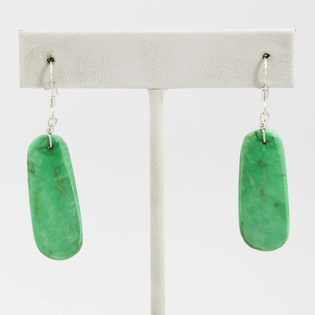Variscite Slab Earrings