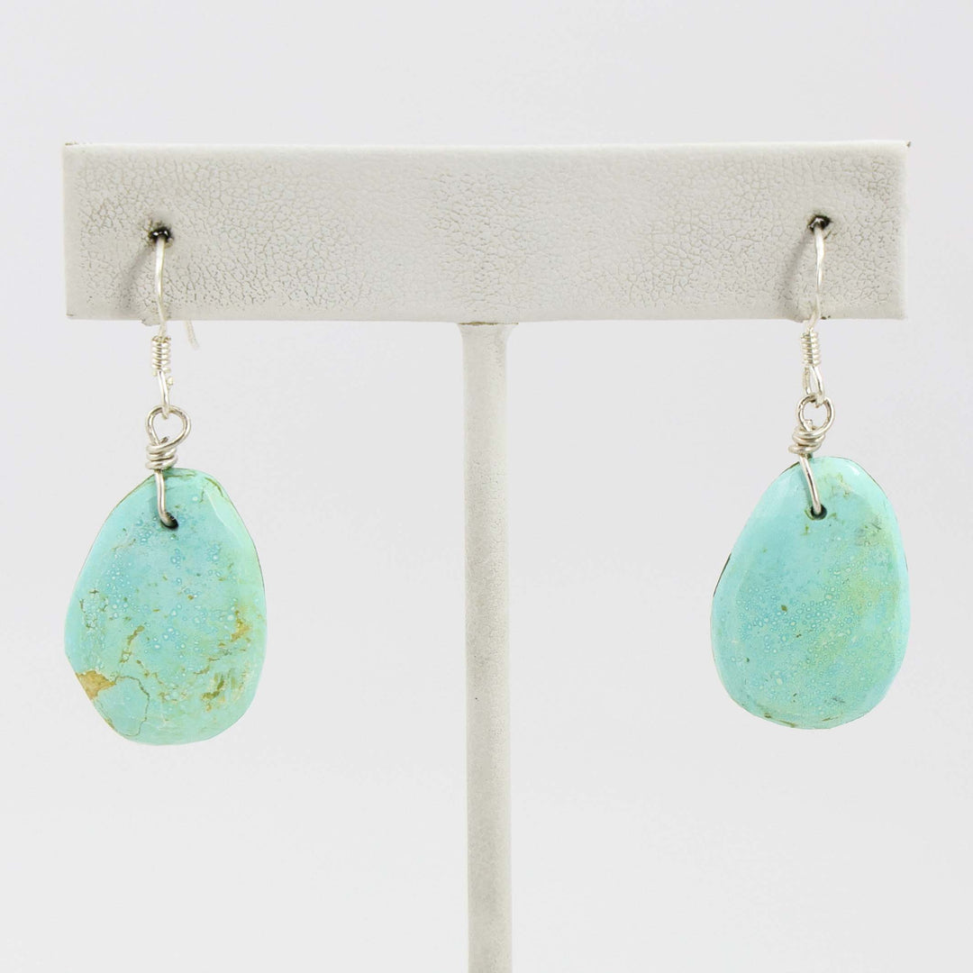 Carico Lake Turquoise Slab Earrings